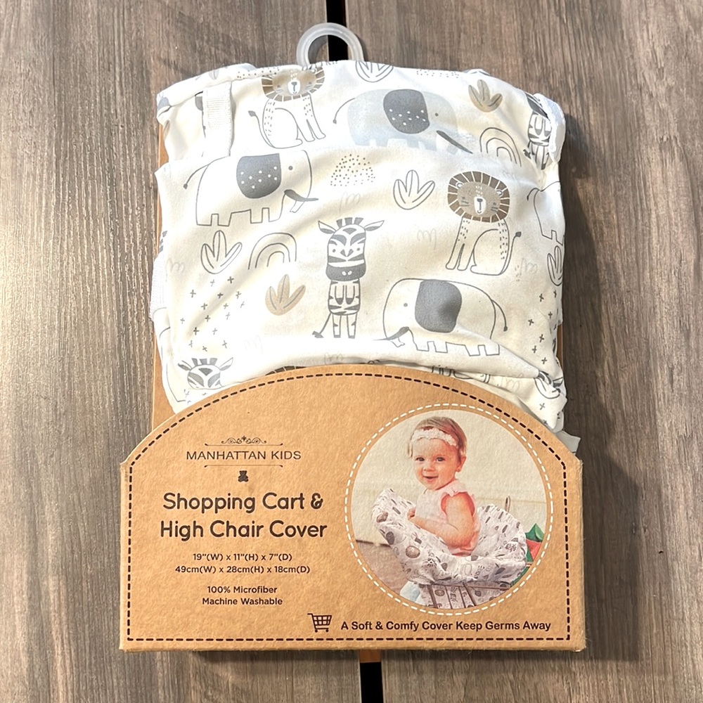 Manhattan Kids shopping cart & high chair cover